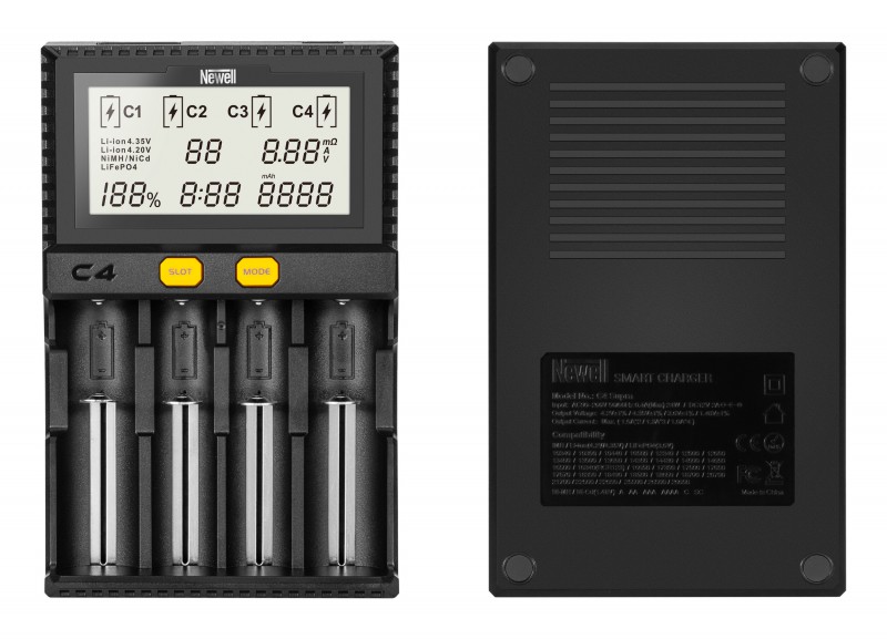 Ładowarka Newell Smart C4 Supra do akumulatorów IMR/INR/NiMH/Li-Ion