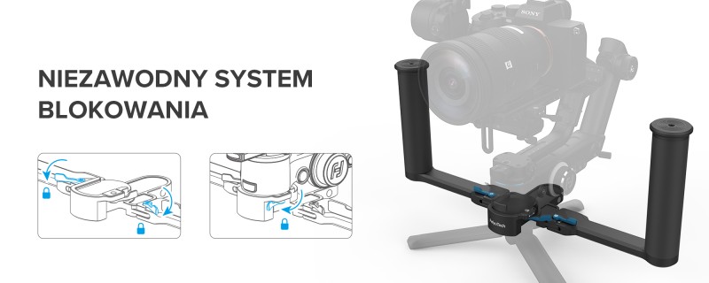 Uchwyt dwuręczny do gimbali FeiyuTech F4 Scorp Pro