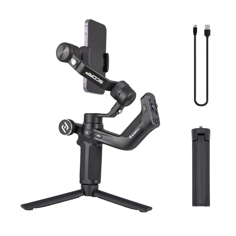 Gimbal ręczny FeiyuTech Scorp mini P do smartfonów - czarny